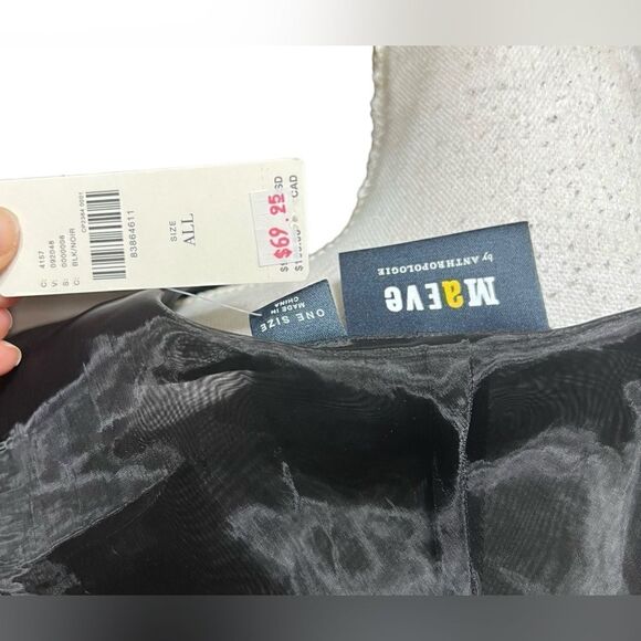 Maeve Sheer Tie-Front Blazer Blouse one size - Picture 5 of 5